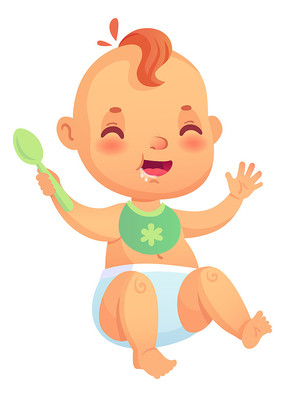 一岁半~两岁，宝宝开始咿呀学说话了。