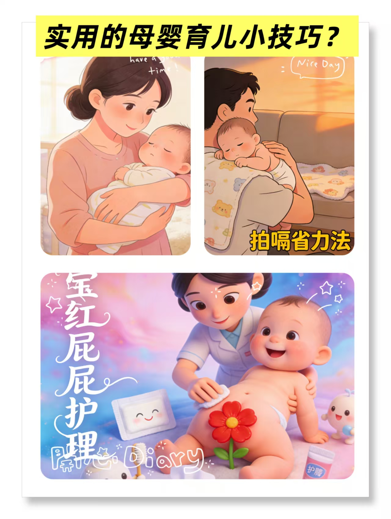 实用的母婴育儿小技巧？